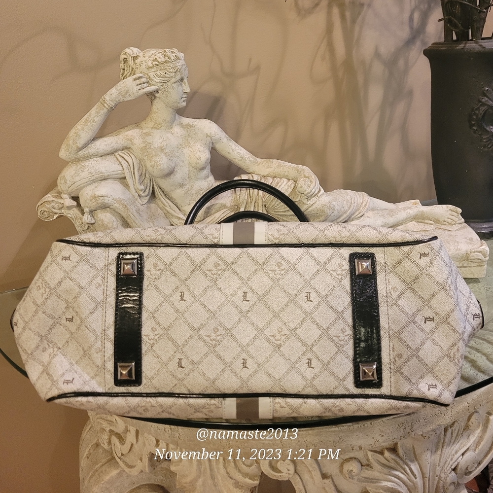 L.A.M.B. by Gwen Stefani Shadow Esquivel Satchel Luxury Designer Handbag #626 - Picture 4 of 17